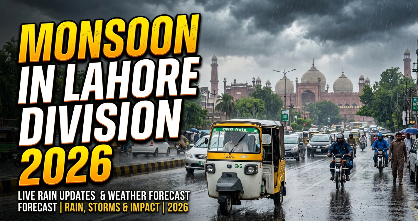 Monsoon in Lahore Division 2026