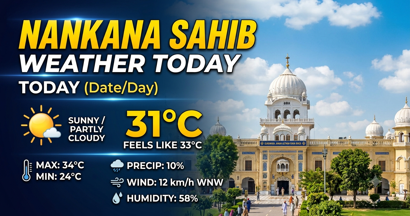 Nankana Sahib weather today