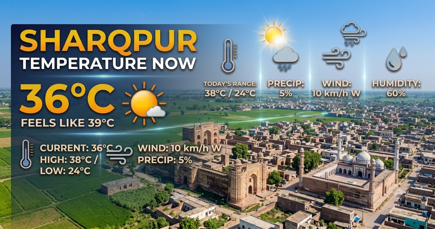 Sharqpur Weather Today