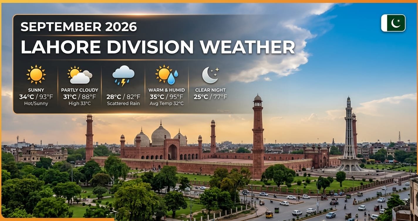 Lahore Division Weather In September 2026